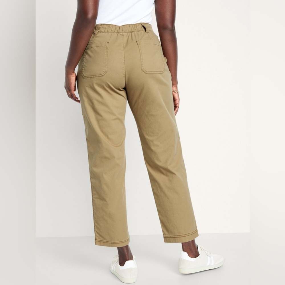Old Navy Tan High-Waisted OGC Chino Cargo Pants Size XXL - Picture 2 of 13